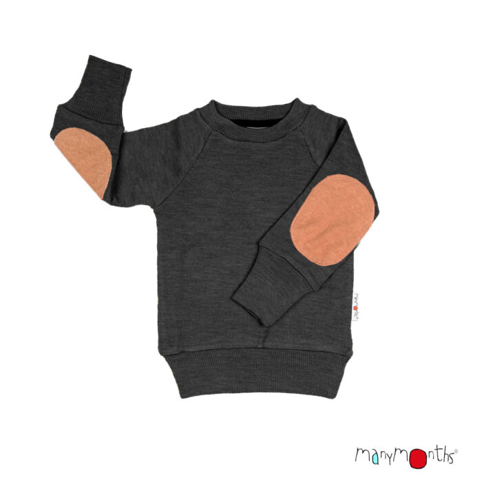 Many Months Pullover mit Ellbogen Patches – Bild 3