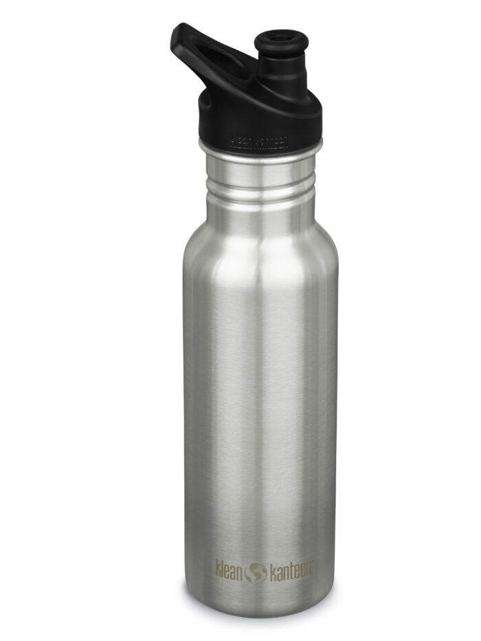 Klean Kanteen® Edelstahl Trinkflasche (Sport Cap) 800ml