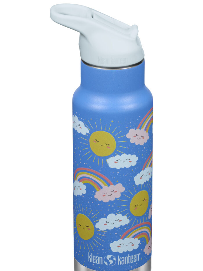 Klean Kanteen Edelstahl Trinkflasche Kid Classic Isoliert (Flip Sport)